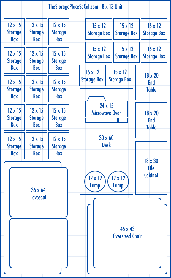 8x13 Storage Unit Guide